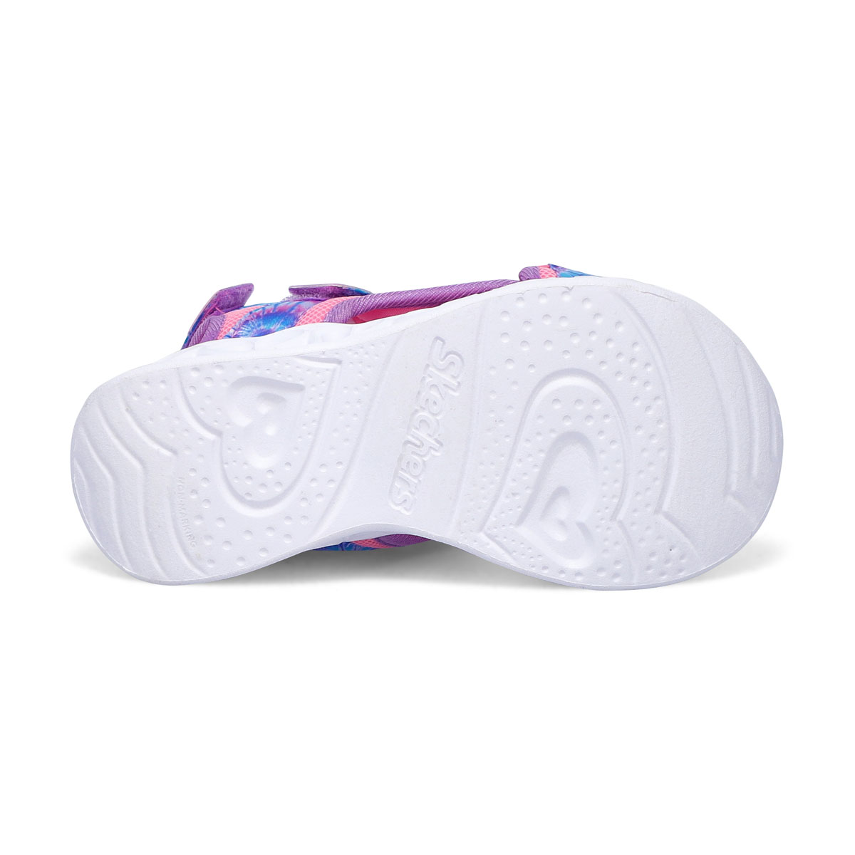 Girls' Heart Lights Color Groove Light Up Sandal - Multi