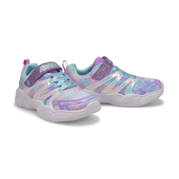 Girls' Unicorn Storm Sneaker - Lavender/Aqua