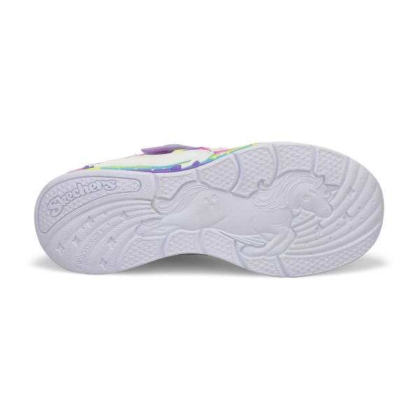 Girls'  Unicorn Chaser Light Up Sneaker - Lavender/Multi