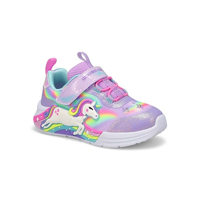 Inf-G Unicorn Chaser Light Up Sneaker - Lavender/Multi