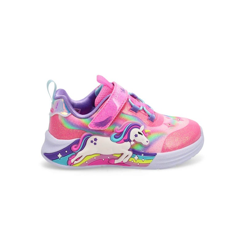 Infants' G Unicorn Chaser Light Up Sneaker - Pink Sparkle/Multi