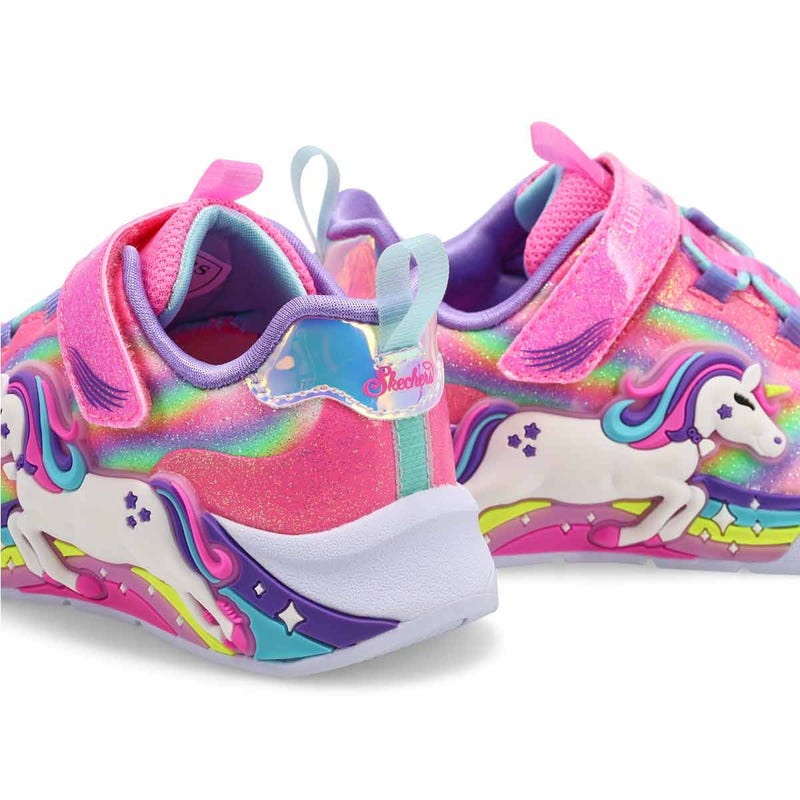 Infants' G Unicorn Chaser Light Up Sneaker - Pink Sparkle/Multi