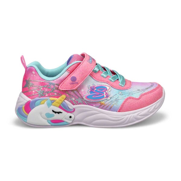 Girls'  Unicorn Dreams Sneaker - Pink/Turquoise