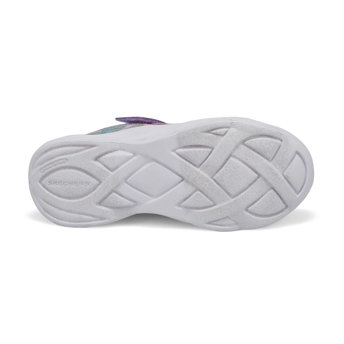 Girls' Twisty Bright Sneakers- Silver/Multi