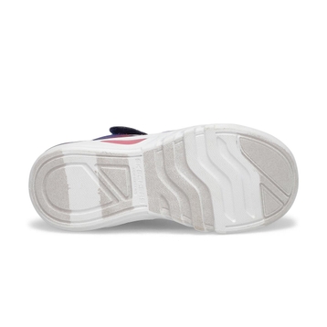 Girls' Glow-Brites Lighted Sneaker - Navy/Multi