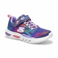 Girls' Glow-Brites Lighted Sneaker - Navy/Multi
