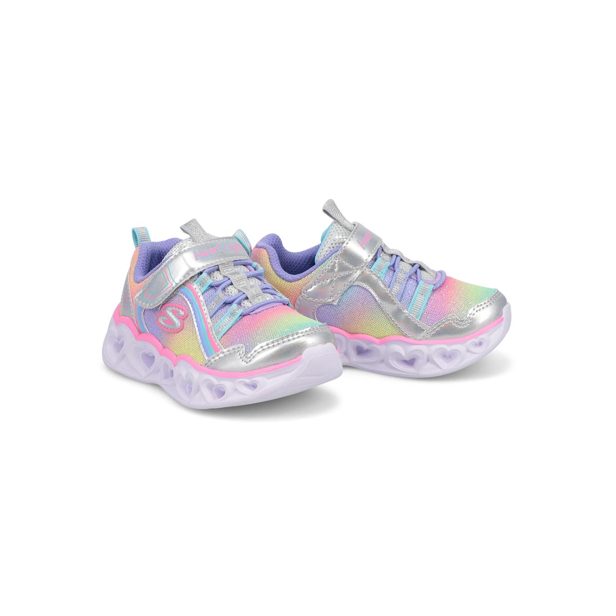 Infants' Heart Lights Rainbow Lux Sneaker