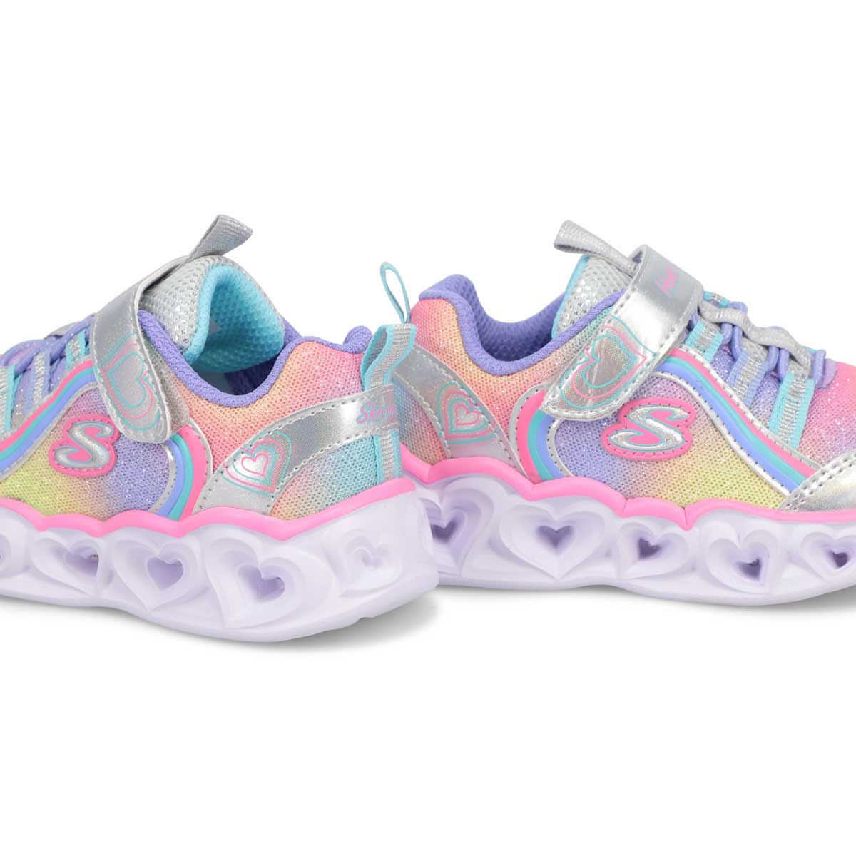 Infants' Heart Lights Rainbow Lux Sneaker
