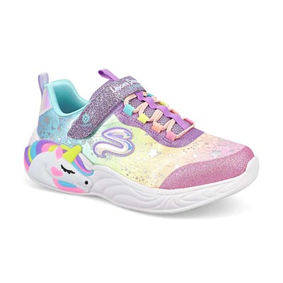 Grls Unicorn Dreams Sneaker - Purple/Multi