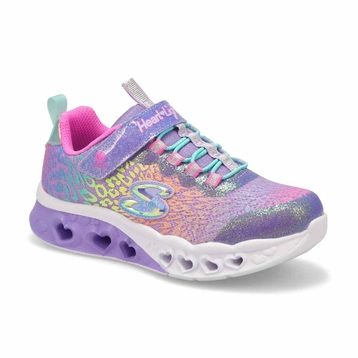 Espadrille FLUTTER HEART LIGHTS, lav/multi, filles