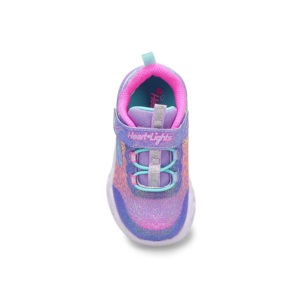 Infant's G Flutter Heart Lights -Loves Wild Light Up Sneaker - Lavender/Multi
