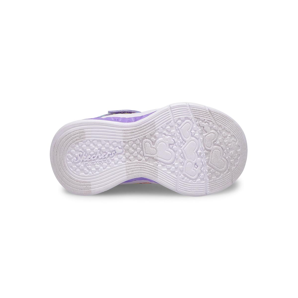 Infant's G Flutter Heart Lights -Loves Wild Light Up Sneaker - Lavender/Multi