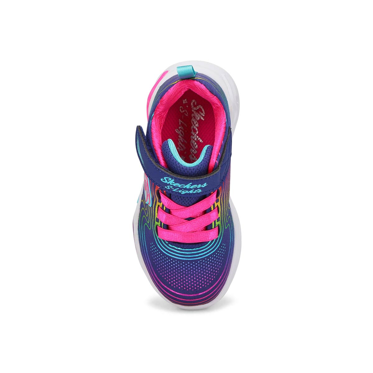 Infants' G S Lights Wavy Beams Sneaker - Navy/Multi