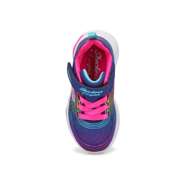 Baskets S LIGHTS WAVY BEAMS, marine/multi, bébés-F