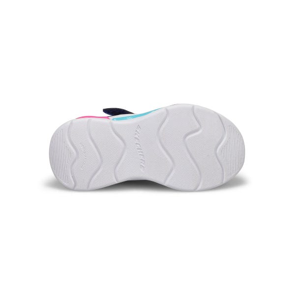 Baskets S LIGHTS WAVY BEAMS, marine/multi, bébés-F