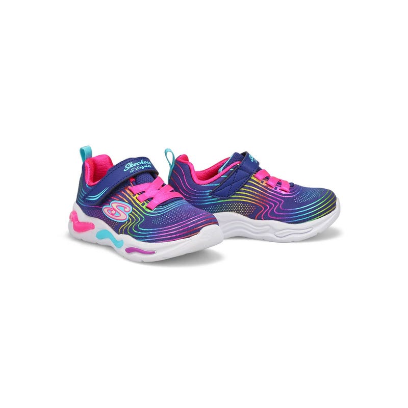 Baskets S LIGHTS WAVY BEAMS, marine/multi, bébés-F