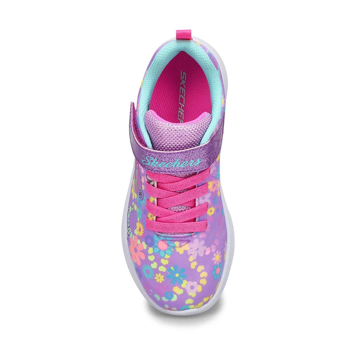 Girls' Microspec Sneaker - Lavender/ Multi