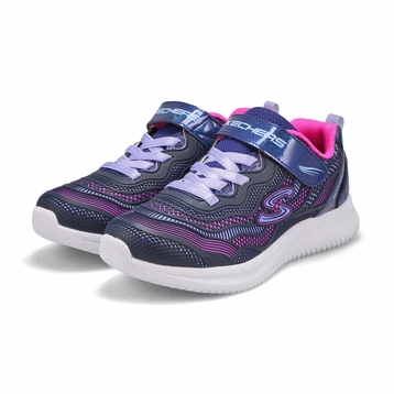 Espadrille JUMPSTERS STRAP, marine/rose, filles