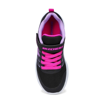 Girls' Microspec Bold Delight Sneaker - Black