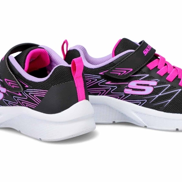 Girls' Microspec Bold Delight Sneaker - Black