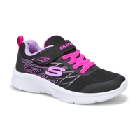 Girls' Microspec Bold Delight Sneaker - Black