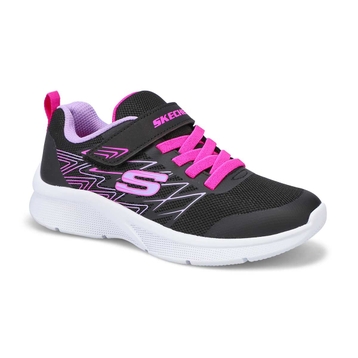 Girls' Microspec Bold Delight Sneaker - Black