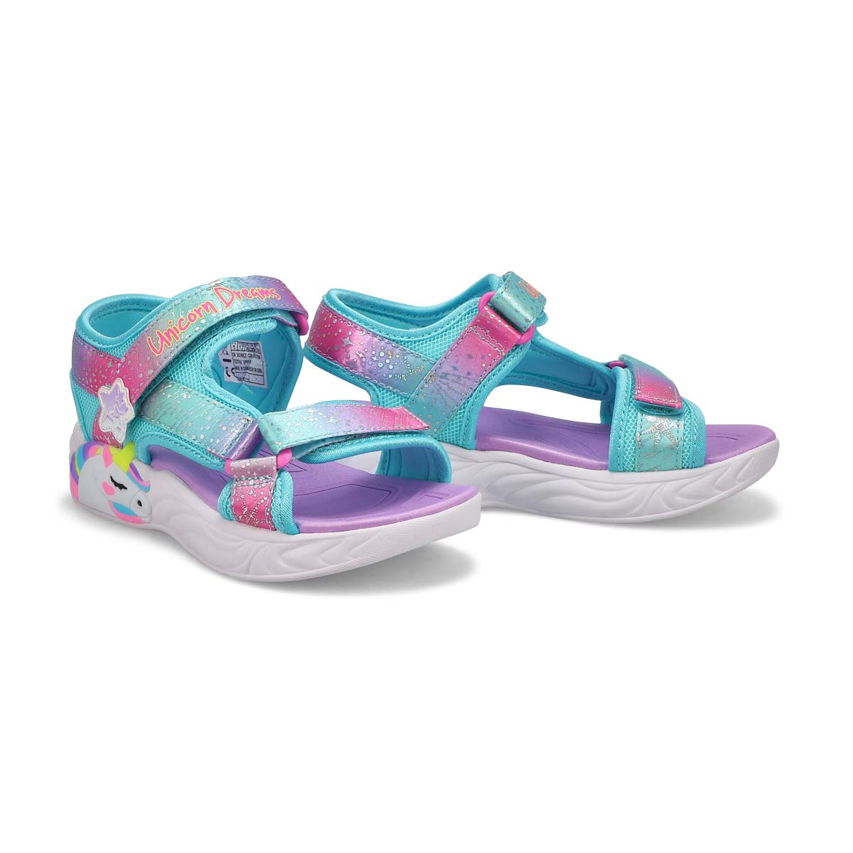 Skechers Girl's Unicorn Dreams Sandal - Print | SoftMoc.com