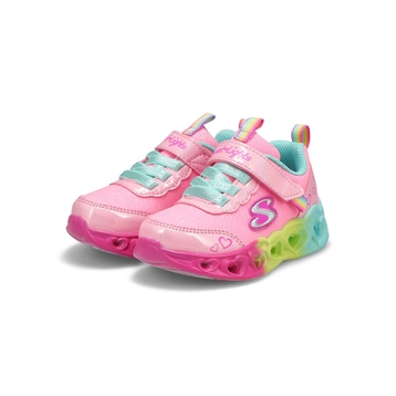 Infants' G Heart Lights Sneaker - Pink/Multi