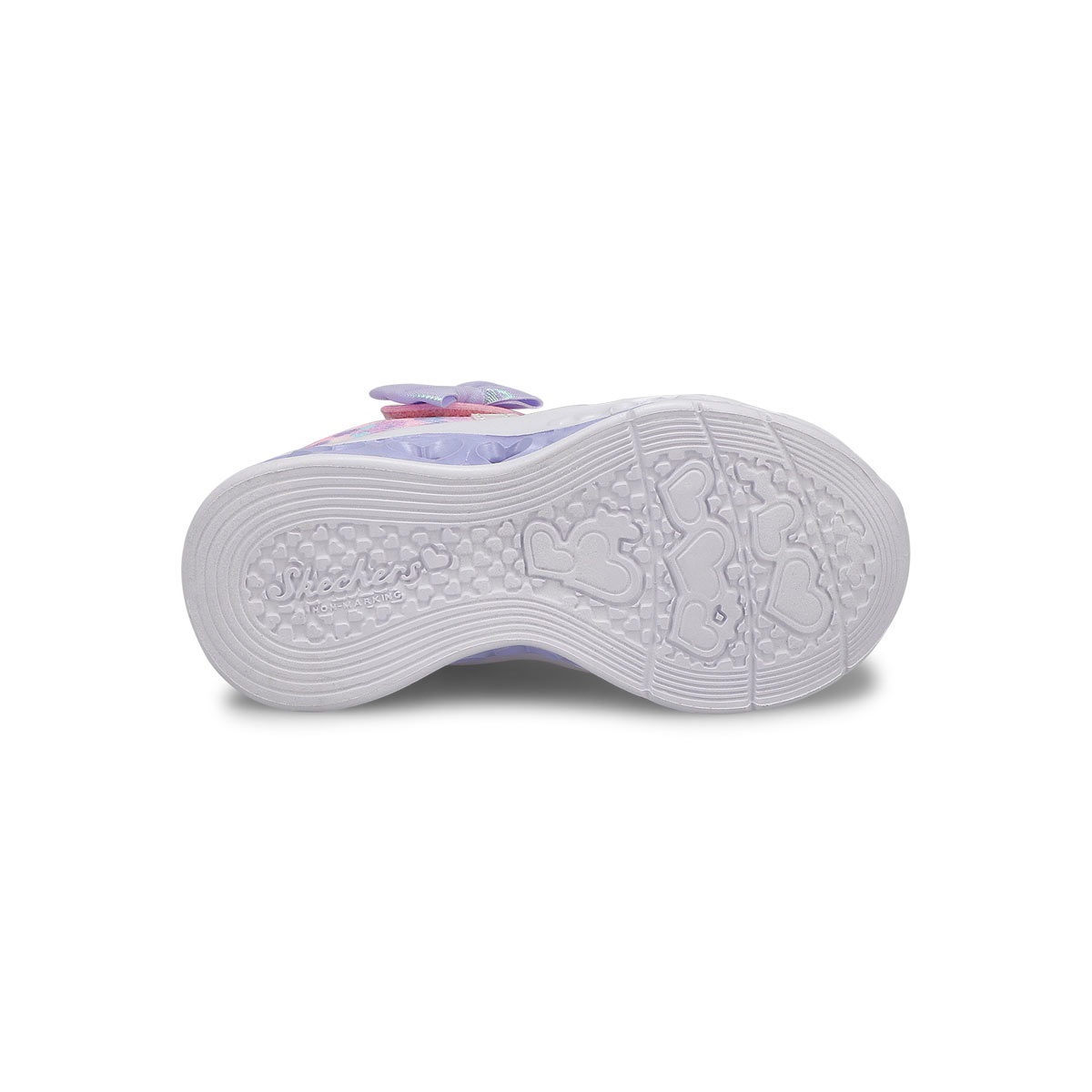 Infants' Flutter Heart Lights Sneaker - Pink/Lavender