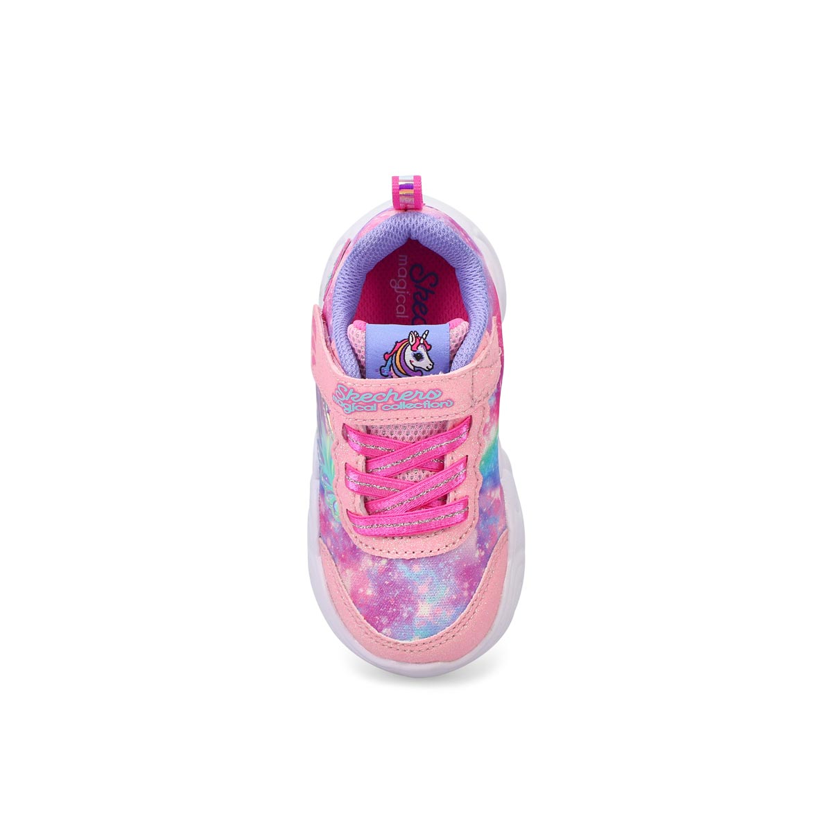 Infants' Unicorn Storm Strap Sneaker - Pink/Lavender