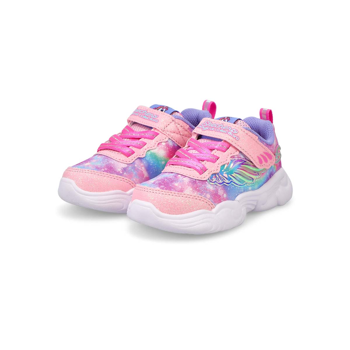 Infants' Unicorn Storm Strap Sneaker - Pink/Lavender