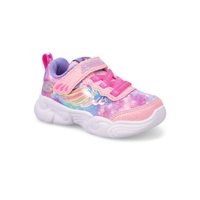 Infants' Unicorn Storm Strap Sneaker - Pink/Lavender