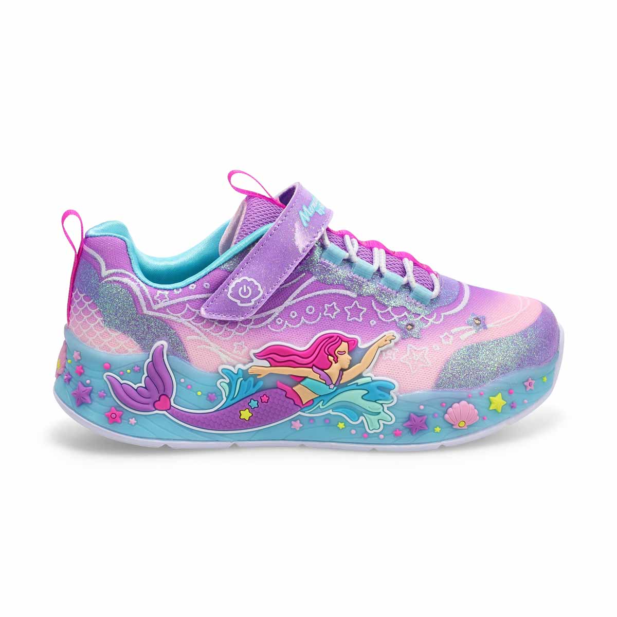 Baskets  lumires MERMAID DREAMS, lavande tincel