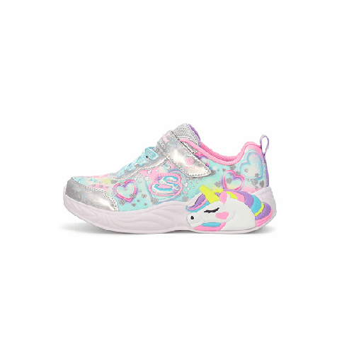 Girls' Unicorn Dreams Sneaker Silver/Multi