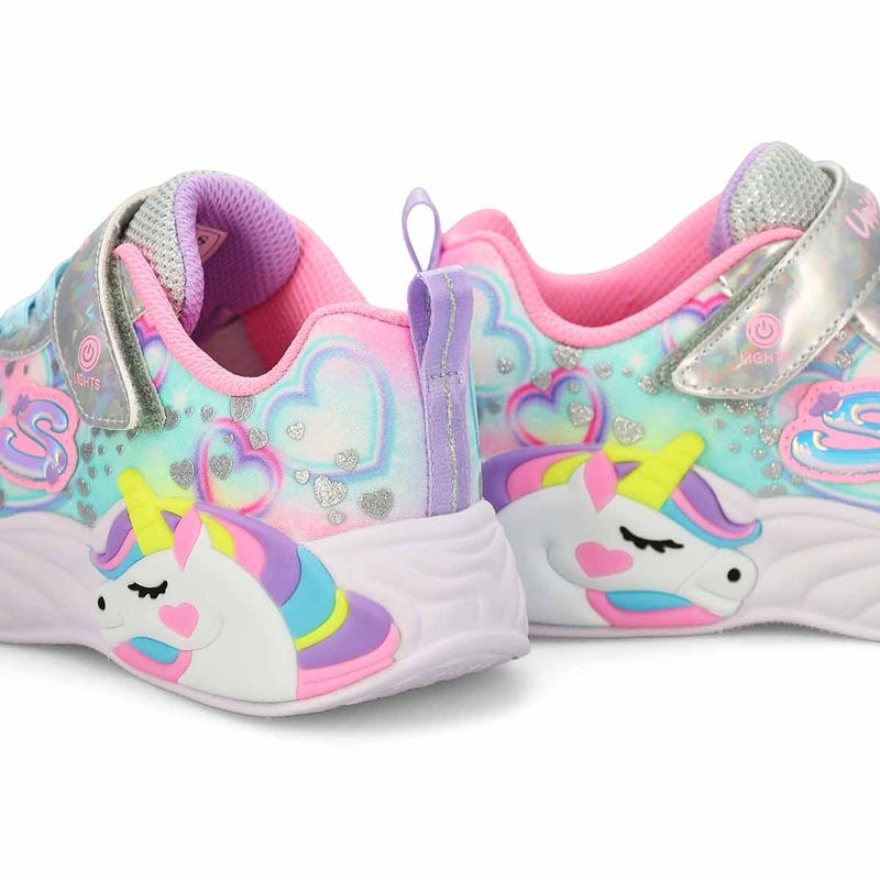 Baskets UNICORN DREAMS, argent/multi, filles