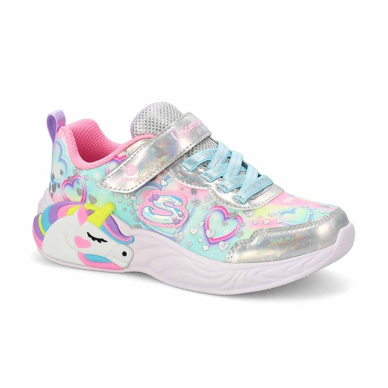 Baskets UNICORN DREAMS, argent/multi, filles
