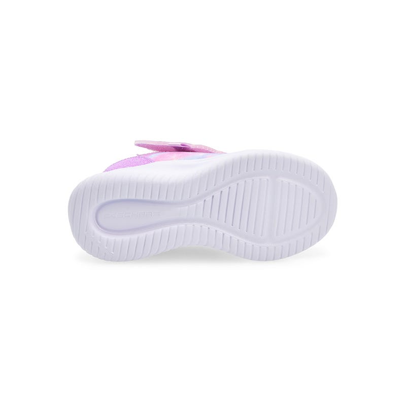 Espadrille lumineuse Skechers Jumpsters - Lil Wing Luxe pour bébés - Lavande