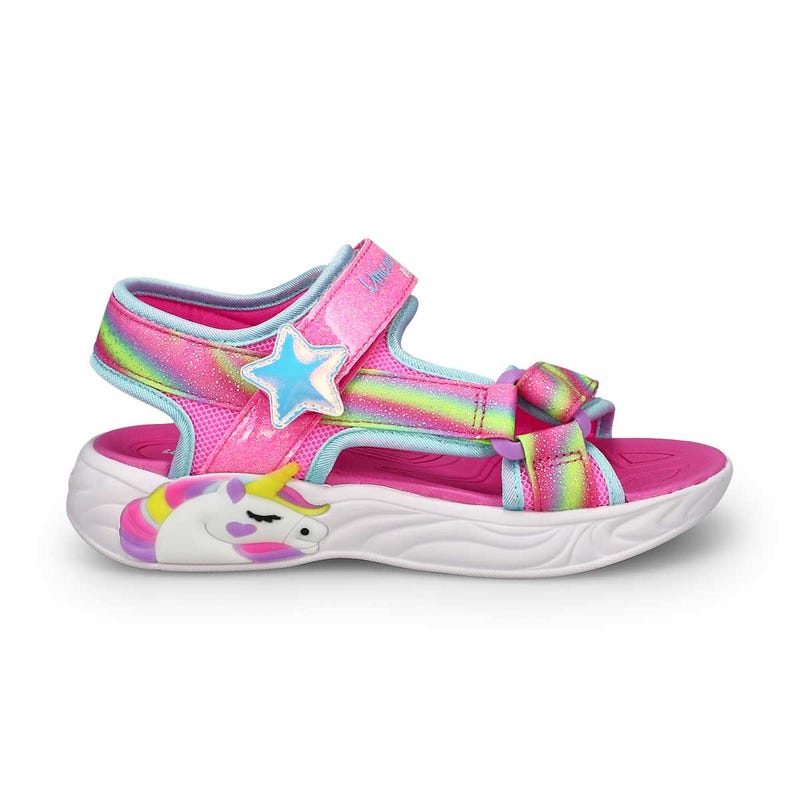 Girls'  Unicorn Dreams Sandal - Pink/Multi