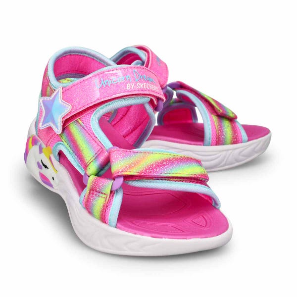 Girls'  Unicorn Dreams Sandal - Pink/Multi