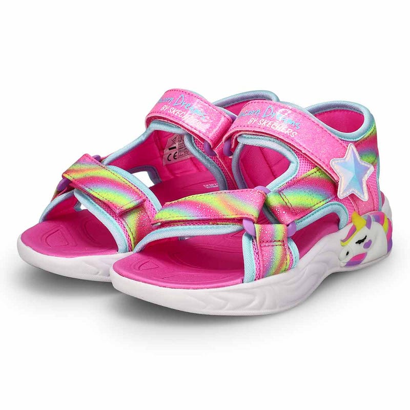 Girls'  Unicorn Dreams Sandal - Pink/Multi