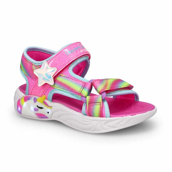 Girls'  Unicorn Dreams Sandal - Pink/Multi