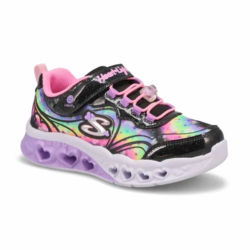 Girls' Flutter Heart Lights Groovy Swirl Sneaker -