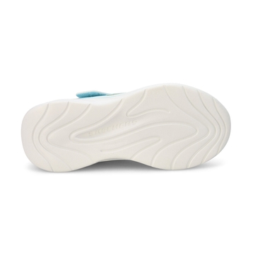 Girls'  Wave 92 Mesh Sneaker - Light Blue Sparkle