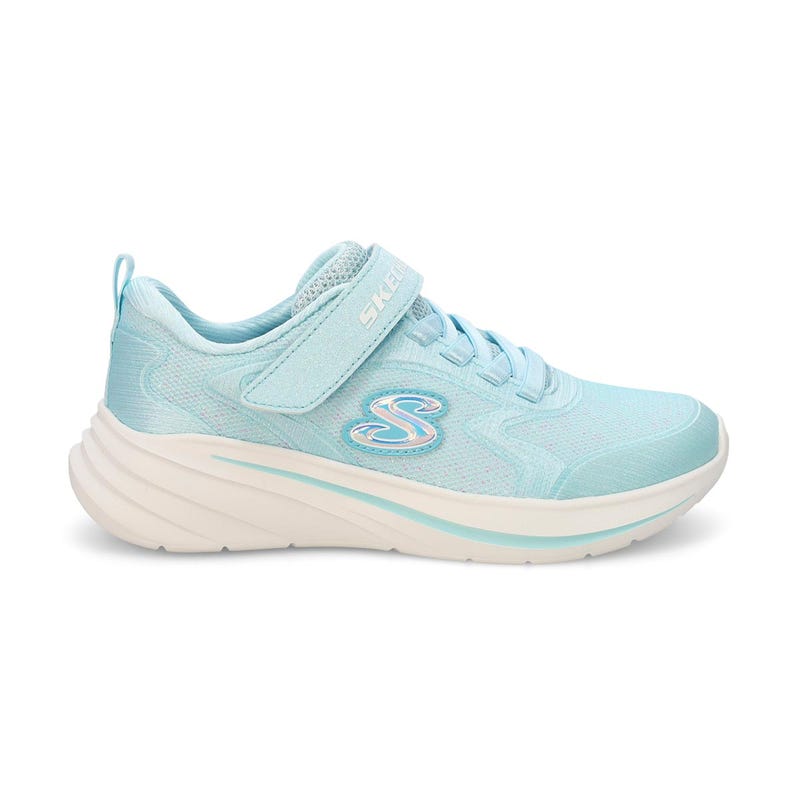 Girls'  Wave 92 Mesh Sneaker - Light Blue Sparkle