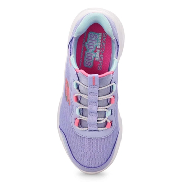 Girls'  Bounder Simple Cute Slip-Ins Sneaker - Lav