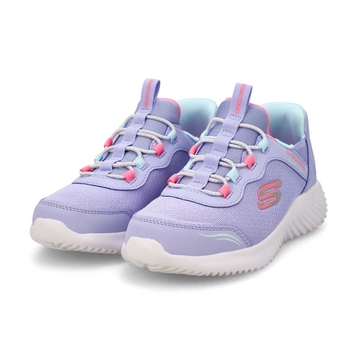 Girls'  Bounder Simple Cute Slip-Ins Sneaker - Lav