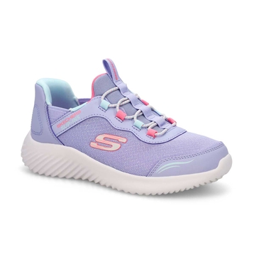 Girls'  Bounder Simple Cute Slip-Ins Sneaker - Lav
