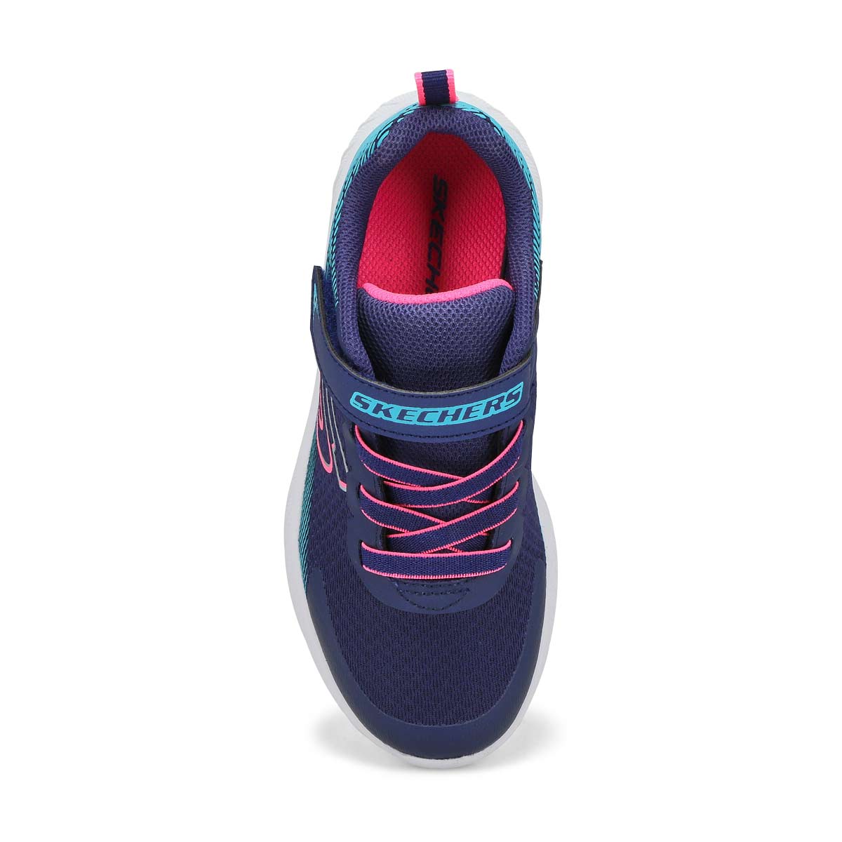 Girls'  Microspec Plus Sneaker- Navy/Black