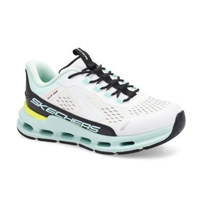 Baskets à enfiler GLIDE STEP + VISTA SLIP-INS, blanc/noir/turquoise, filles