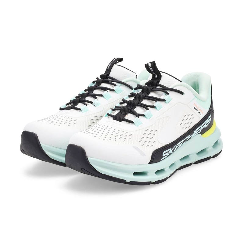 Baskets à enfiler GLIDE STEP + VISTA SLIP-INS, blanc/noir/turquoise, filles